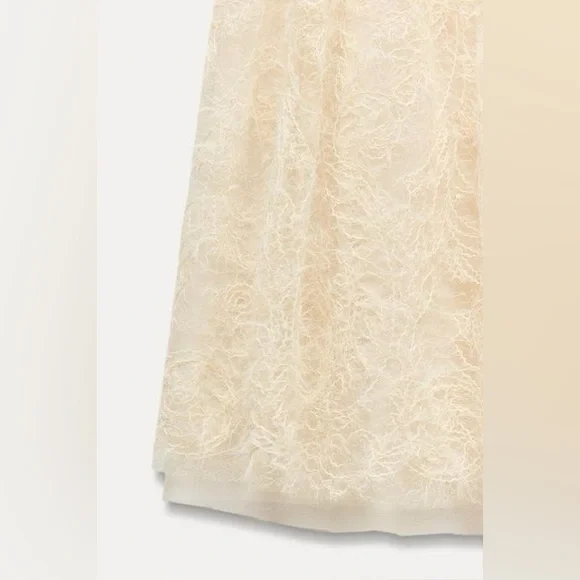 ZARA SEQUIN EMBROIDERED SKIRT - S - Picture 8 of 11